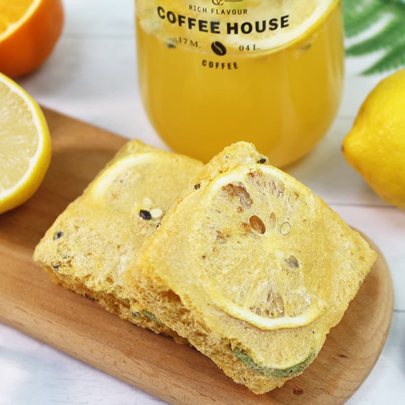 Kitchen Outdoor Freeze-dried Lemon slice  Fruit Tea Substitute processing Wholesale New Design Freeze-dried Lemon slice