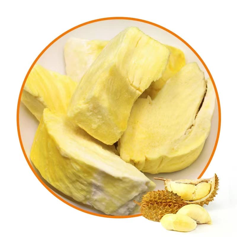 Large Capacity Wholesale New Trends Freeze Dried Durian Dice Promotional Taste customization Healthy Fruit Freeze Dried Durian