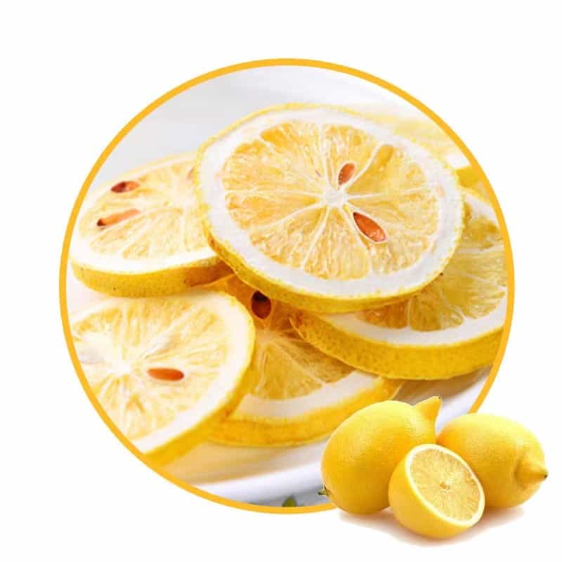 Fast Delivery wholesale Products Freeze-dried Lemon slice flavorous delish New Design Freeze-dried Lemon slice